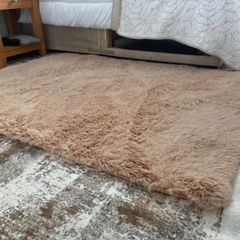 Soft Shaggy Beige Rug