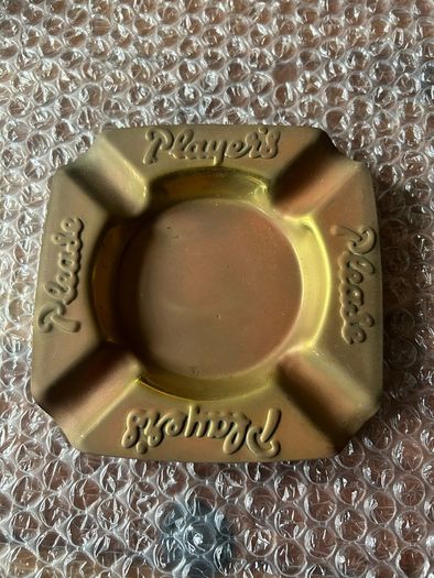 Players vintage copper ashtray