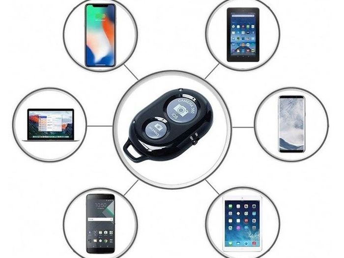 New Universal Bluetooth Remote Control Selfies For iOS Phones and Android #1365