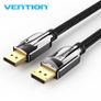 VENTION 3M Premium DisplayPort 1.4 UHD/3D 8K (7680x4320@60Hz) 32.4Gbps Luxury Model (Zinc Alloy/Nylon Braided/Gold Plated) Cable (Brand New/Warranty) Image 3