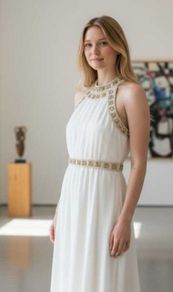 White Dress Size 16