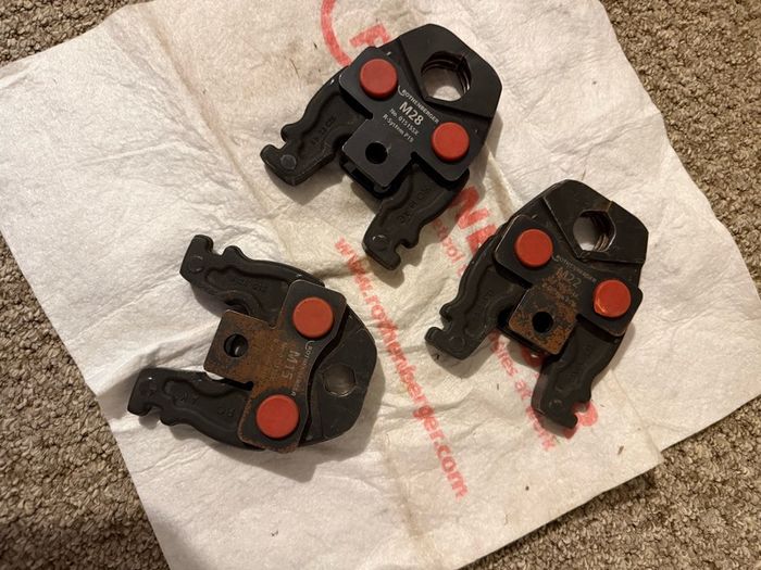 Rothenberger compact 3 press gun with 3 jaws