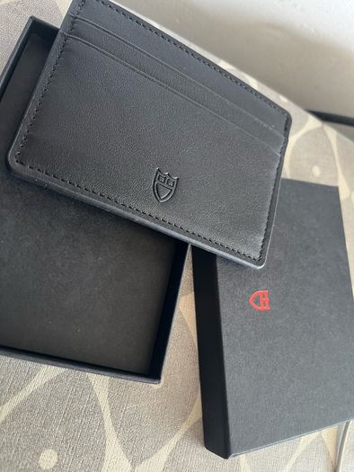 Tudor Watch Leather Credit Card Holder
