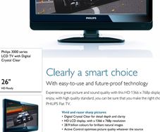 Philips LCD TV, 26", With Digital Crystal Clear. (Works Absolutely Perfectly)