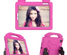 For Apple iPad Mini 6 Kids Friendly Case Shockproof Cover With Thumbs Up - Pink
