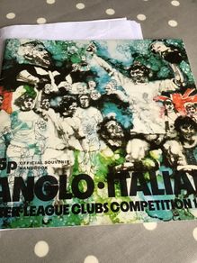 Rare Official Souvenir Handbook- 1973 Anglo Italian Inter League Clubs Competition