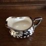 Stunning Vintage Silver and cream Georgian England Milk jug and sugar bowl set Image 3