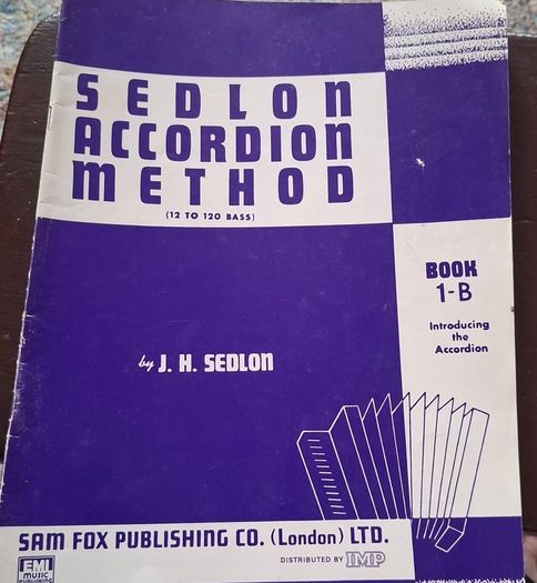 Accordion music book