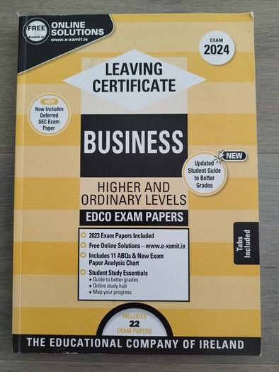 Leaving Cert Exam Papers Business