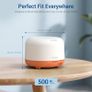 500ml Essential Oil Diffuser, 5 In 1Ultrasonic Aroma Scented Oil Diffuser Vaporizer Humidifier, quiet Diffuser With Timer Settings, Waterless AutoOff 7 LED Light Colours Image 5