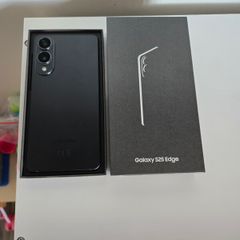 Samsung S25 Edge Jetblack 256GB Grade A 10 Battery Cycles Boxed Samsung Warranty