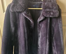 M&S Collection Faux Fur Winter Coat size 10