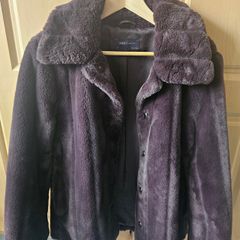 M&S Collection Faux Fur Winter Coat size 10