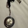 Watch Keychain Small Vintage Silver Quartz Gift Red Collectibles Switzerland Men Image 4