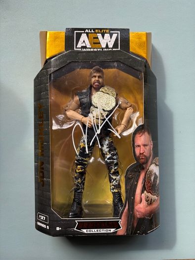 AEW Jon Moxley Unrivaled Collection Series 5 #37 Signed with COA - Wrestling Figure