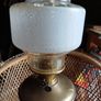 Large Vintage Brass Kerosene Lamp Image 3