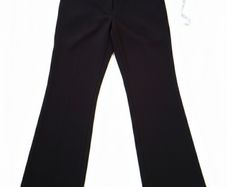 Brown Wide Leg Trousers Size 42 Smart Office Elegant