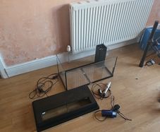 54 litre Fish Tank with Light Lid, Filter and Heater.