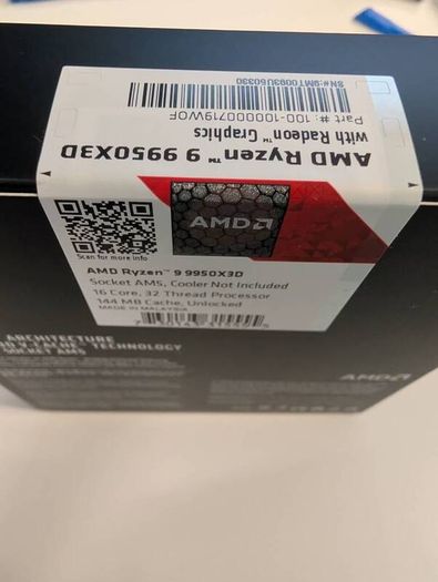 Gaming Processor AMD Ryzen 9 9950X3D   new sealed