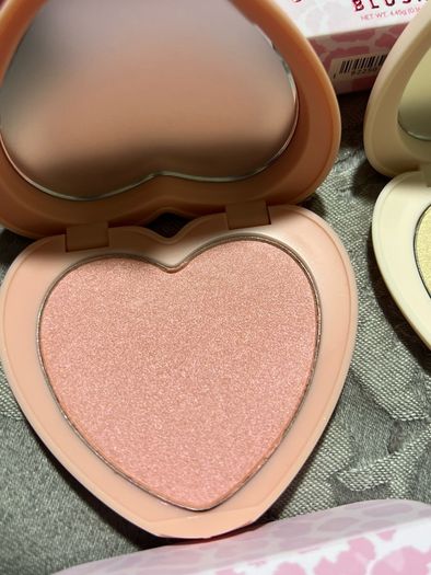 Colour pop heart pressed blushers and highlighters BNIB