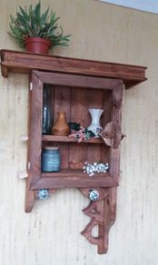 NEW Rustic Floating display/storage shelf piece