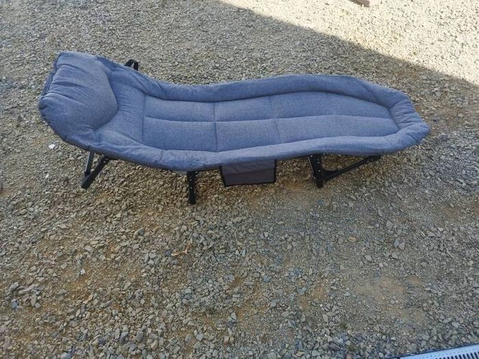 Adult single camping bed with mattress included