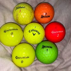 (7) High branding colored golf ball