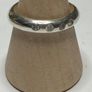 Handmade sterling silver ring with white CZ stones. Size M Image 3