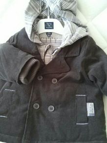 BNWOT boys warm winter coat (6-9mo) Terry de marins bought in tk maxx