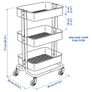 2 IKEA RASKOG Storage Trolleys Image 2