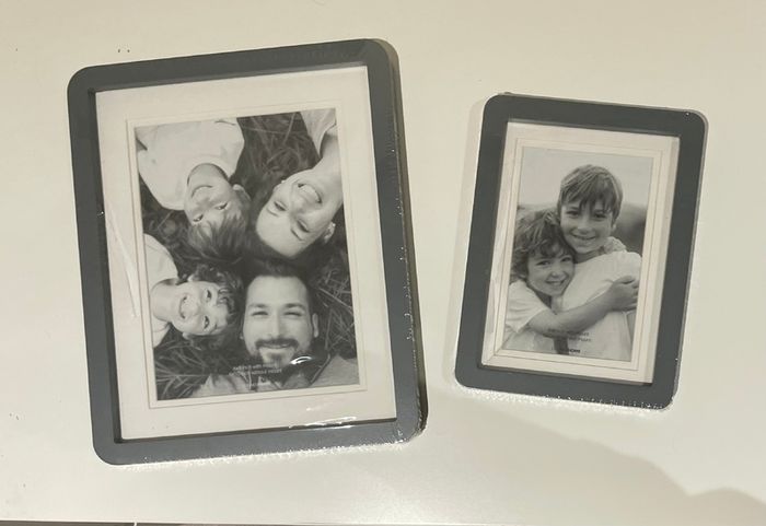 BRAND NEW Grey Curved Photo Frames