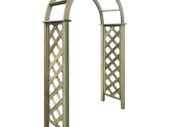 Trellis Arch Green Impregnated Pinewood