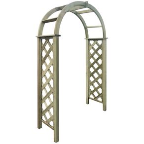 Trellis Arch Green Impregnated Pinewood