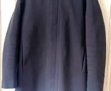 Cos Men's Hooded Parka Style Jacket- Navy - Cos Size 54