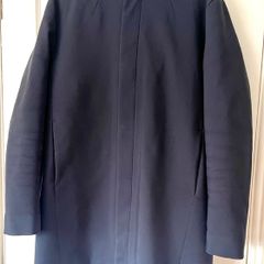 Cos Men's Hooded Parka Style Jacket- Navy - Cos Size 54