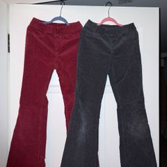 2 pairs of girls corduroy trousers from H&M, size 9/10 yo