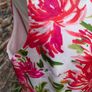 Damart white and pink floral summer dress M L Postage included Image 2