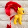 My Little Pony G4 Wedding Flower Fillies Apple Bloom approx. 7 cm. Used Please see photos Image 6