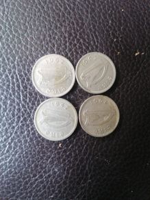1942-68 Ireland 3 Pence Coin