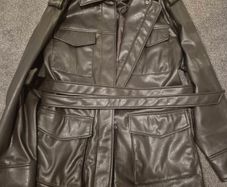 Zara faux leather jacket