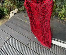 Black and Red Dress midi