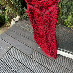 Black and Red Dress midi