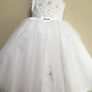 Beautiful  Communion Dress (Polka) with Bolero) Image 3