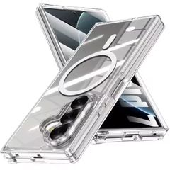 Samsung Galaxy Z Fold 7 MagSafe, Compatible Protective Case, Slim, Clear Transparent