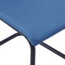 Cantilever Dining Chairs 2 pcs Blue Faux Leather Image 7