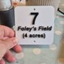 Paddock Numbers & Custom Field Name Signs Image 6