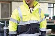 HVP218 Yoko Hi-Vis 2 Tone Bomber Jacket