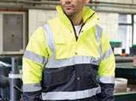 main image for ad HVP218 Yoko Hi-Vis 2 Tone Bomber Jacket