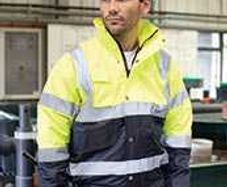 HVP218 Yoko Hi-Vis 2 Tone Bomber Jacket