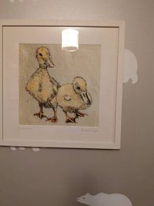 Framed Annabel Langrish Duckling Print
